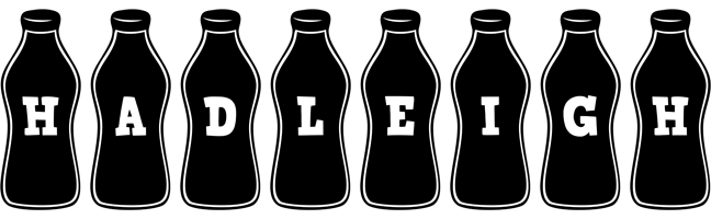 Hadleigh bottle logo