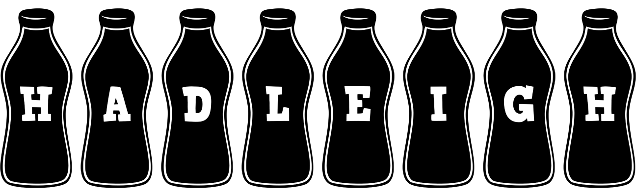 Hadleigh bottle logo