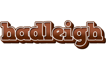 Hadleigh brownie logo