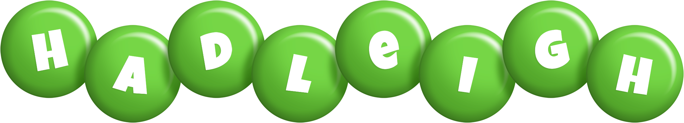 Hadleigh candy-green logo
