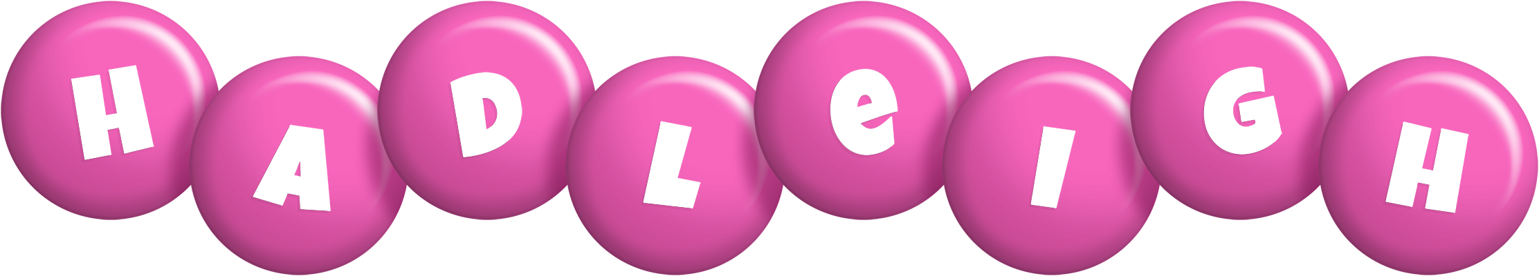 Hadleigh candy-pink logo