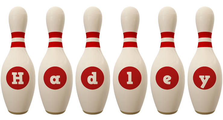 Hadley bowling-pin logo