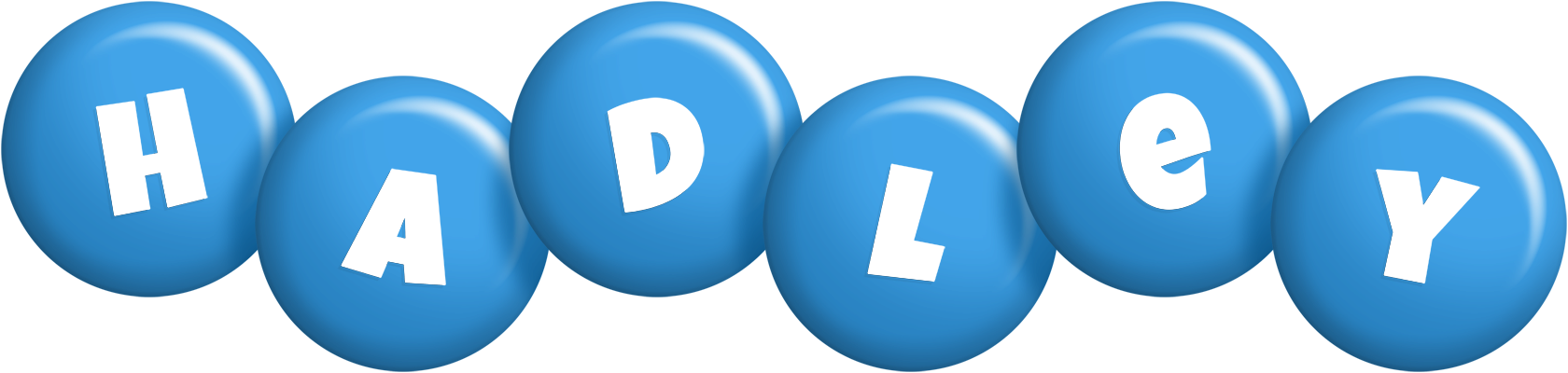 Hadley candy-blue logo