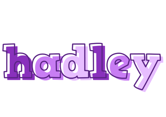 Hadley sensual logo