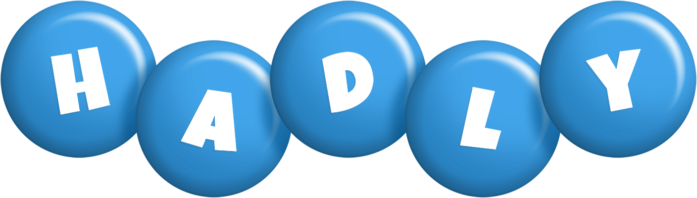 Hadly candy-blue logo