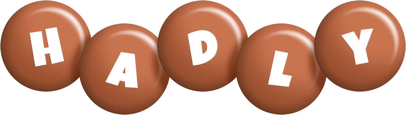 Hadly candy-brown logo