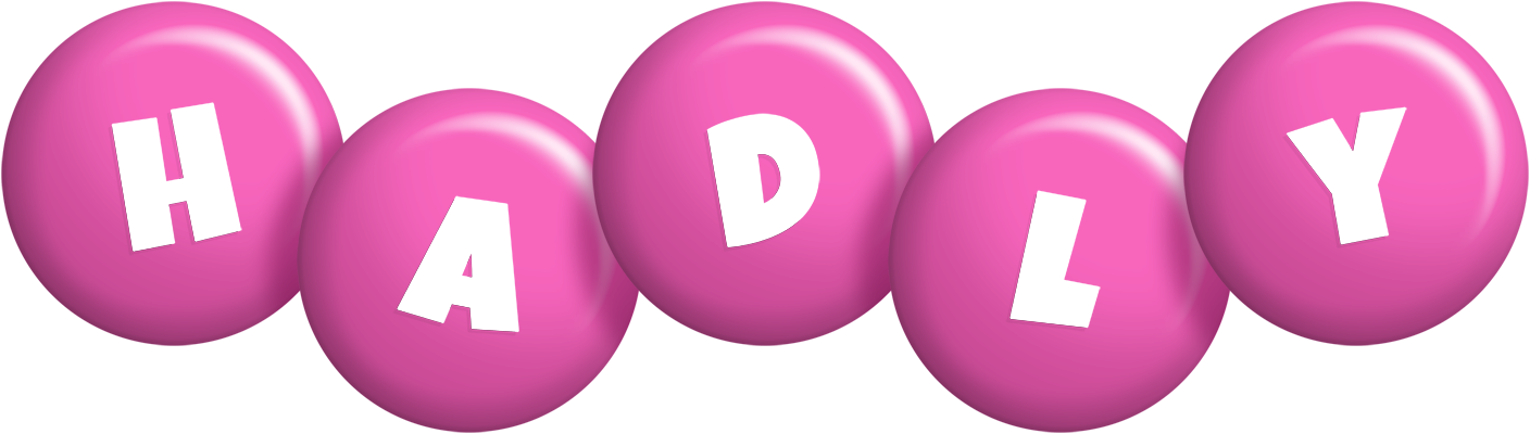 Hadly candy-pink logo