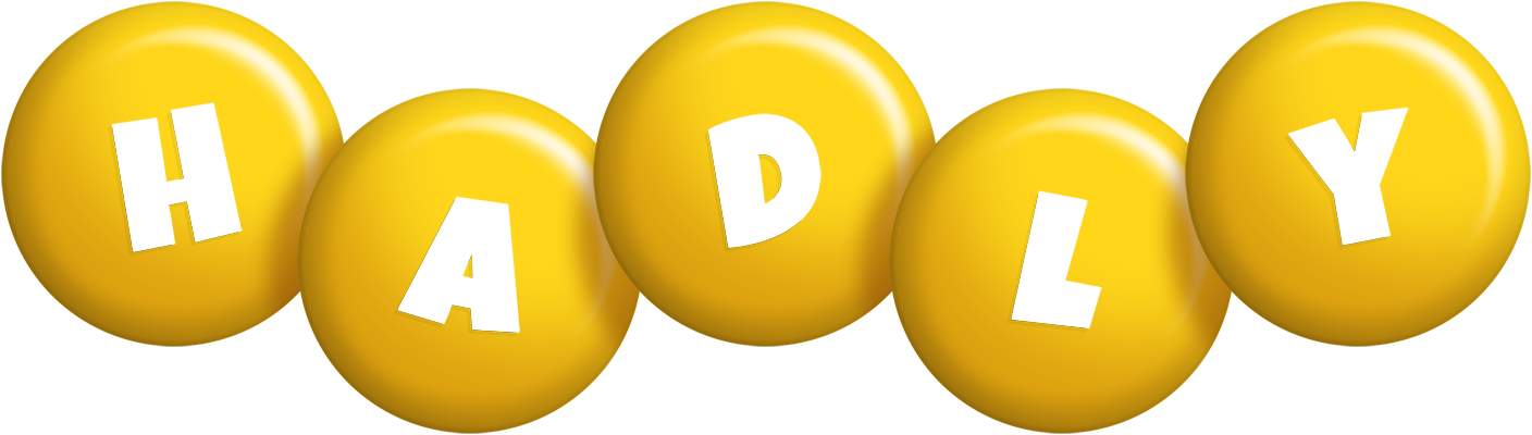 Hadly candy-yellow logo