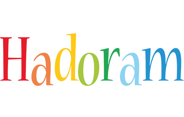 Hadoram birthday logo