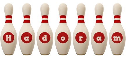 Hadoram bowling-pin logo