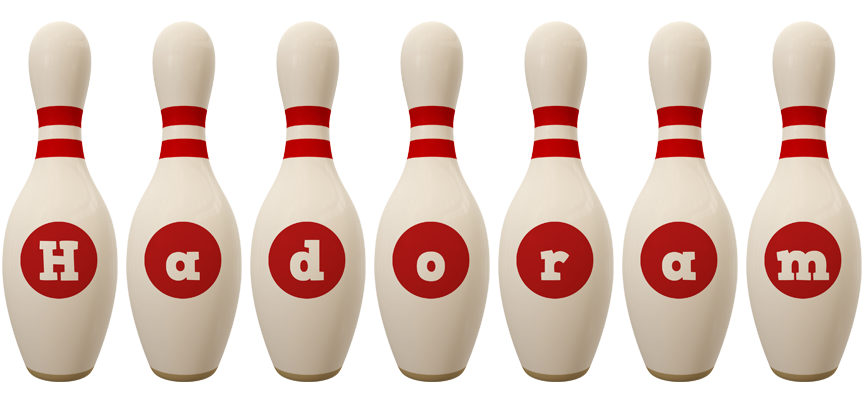 Hadoram bowling-pin logo