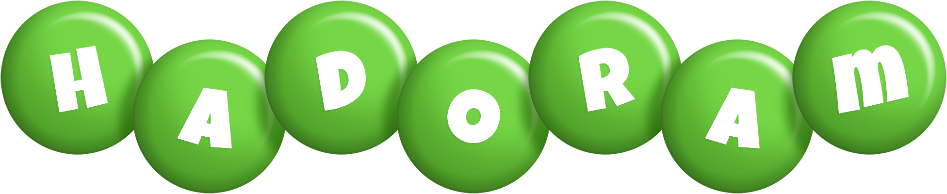 Hadoram candy-green logo