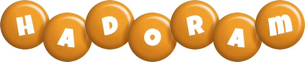 Hadoram candy-orange logo