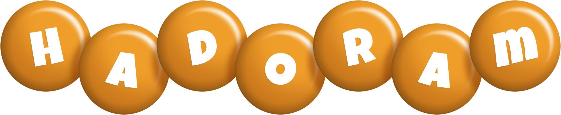 Hadoram candy-orange logo