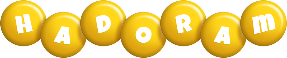 Hadoram candy-yellow logo