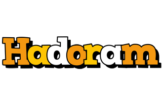 Hadoram cartoon logo