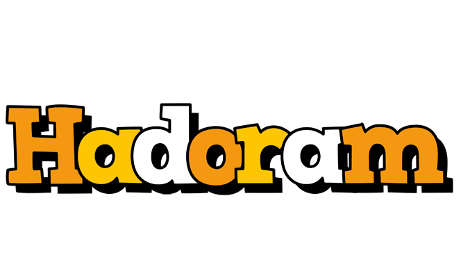 Hadoram cartoon logo