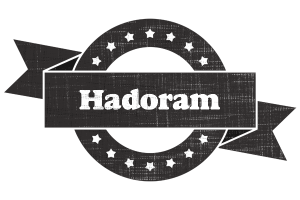 Hadoram grunge logo
