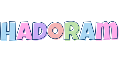 Hadoram pastel logo