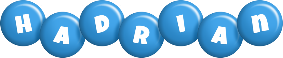 Hadrian candy-blue logo