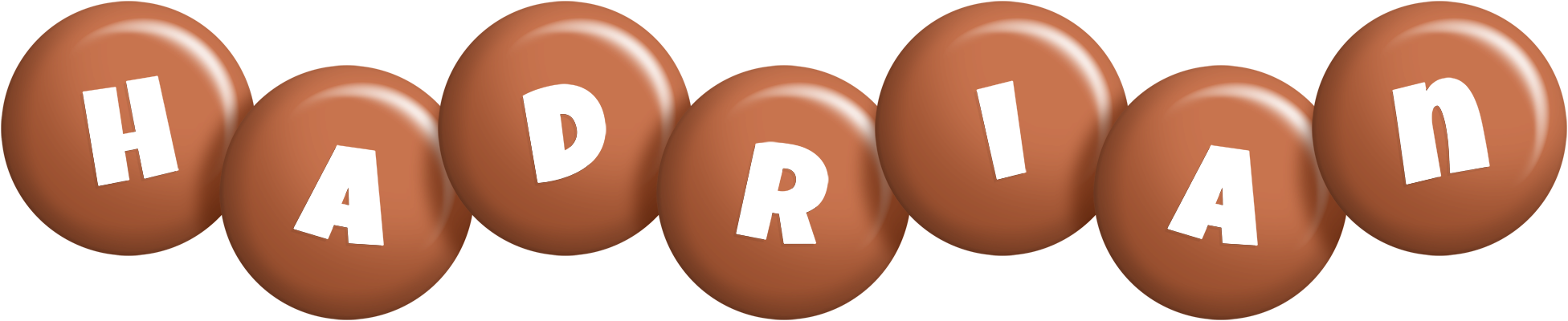 Hadrian candy-brown logo