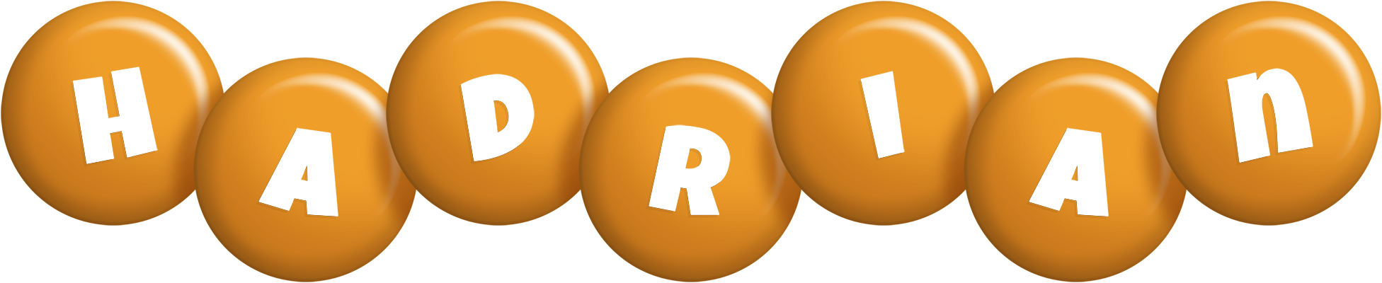 Hadrian candy-orange logo