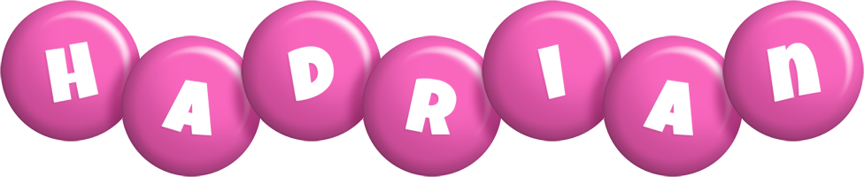 Hadrian candy-pink logo