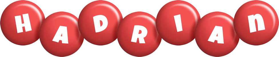 Hadrian candy-red logo