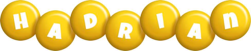 Hadrian candy-yellow logo