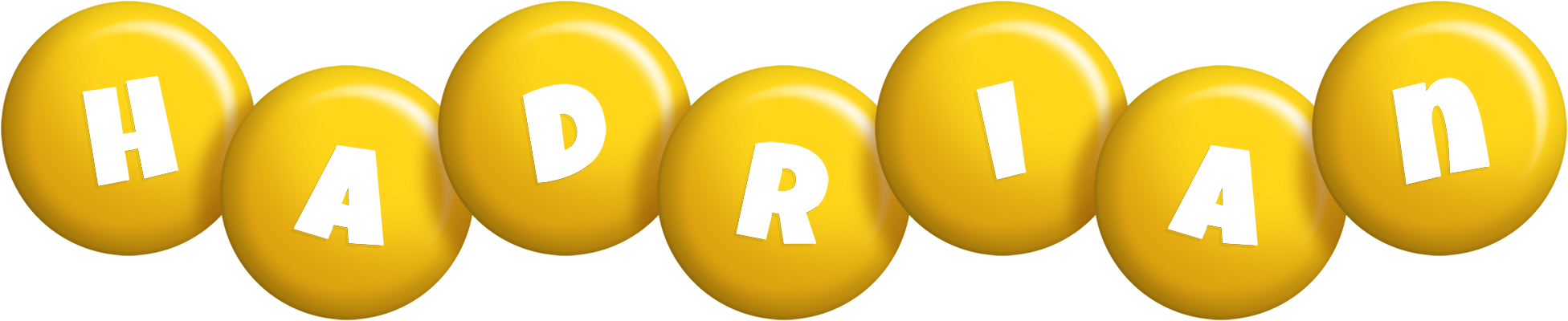 Hadrian candy-yellow logo