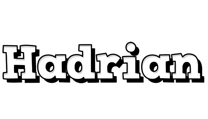 Hadrian snowing logo