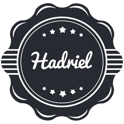 Hadriel badge logo