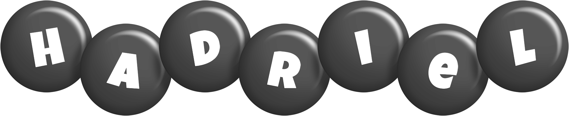 Hadriel candy-black logo