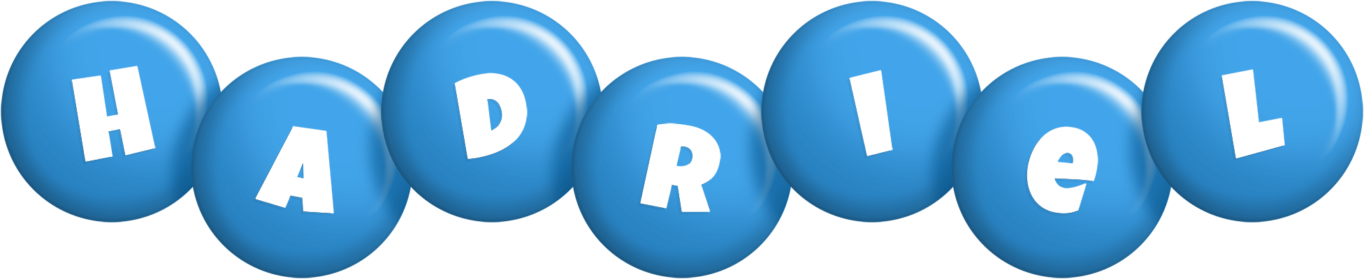 Hadriel candy-blue logo