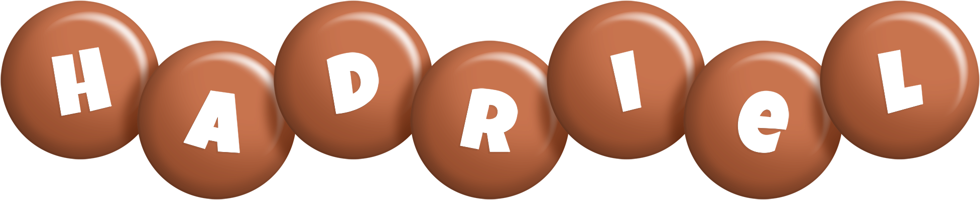 Hadriel candy-brown logo