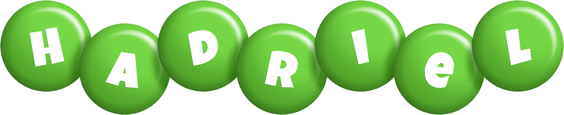 Hadriel candy-green logo