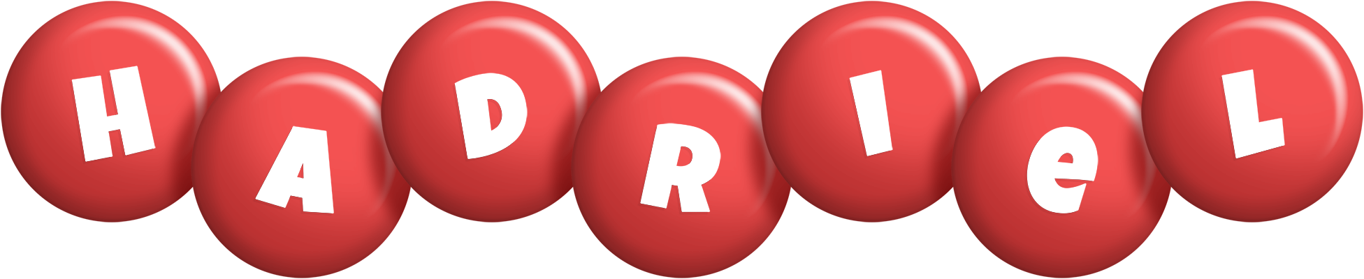 Hadriel candy-red logo