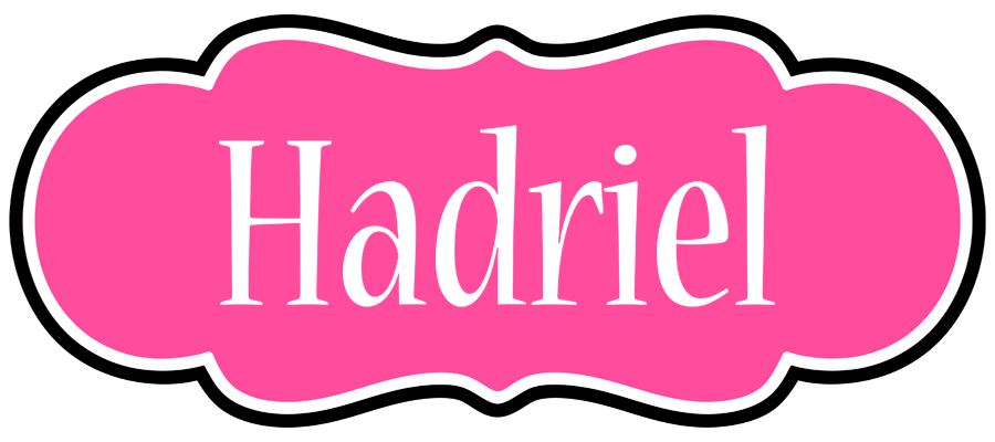 Hadriel invitation logo