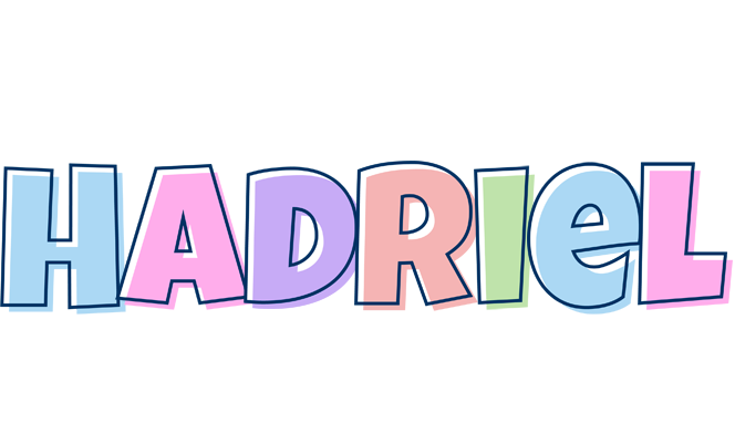 Hadriel pastel logo