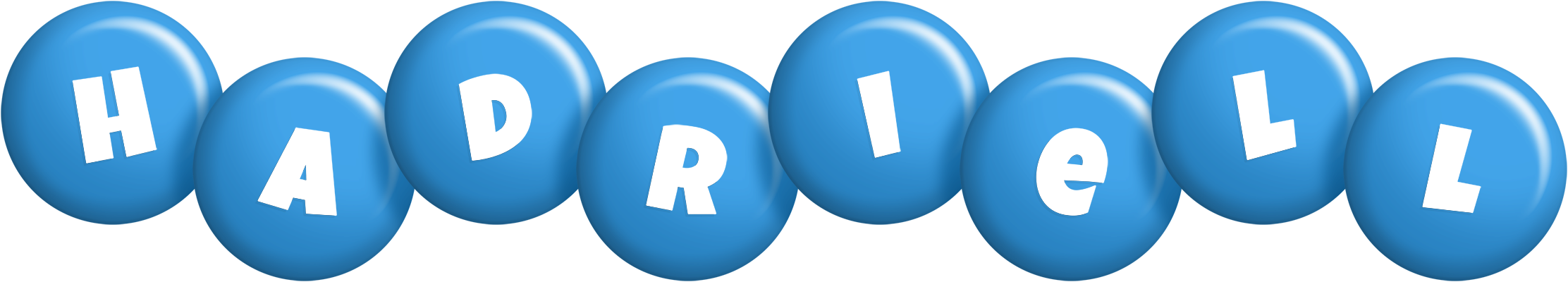 Hadriell candy-blue logo