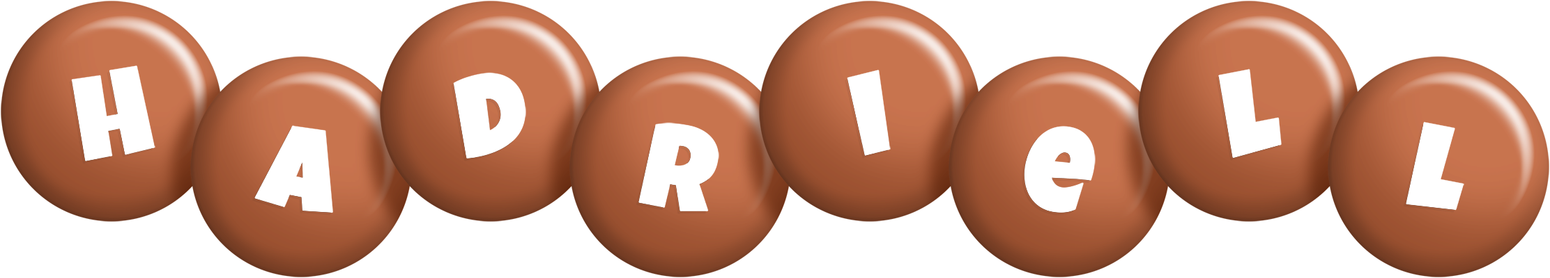 Hadriell candy-brown logo