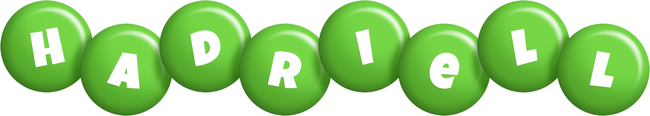 Hadriell candy-green logo