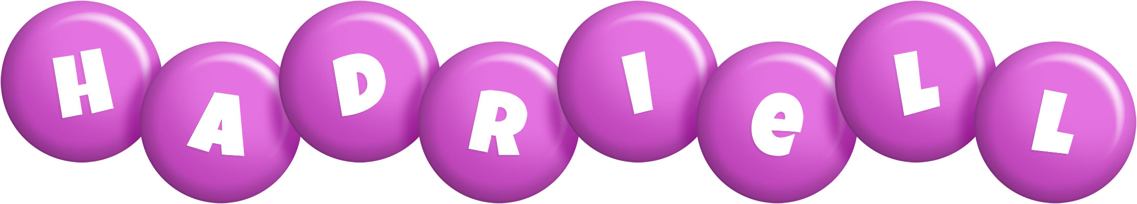 Hadriell candy-purple logo
