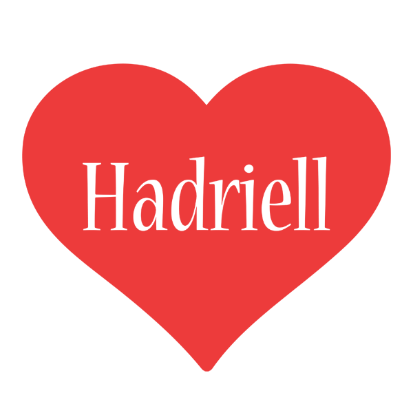 Hadriell love logo