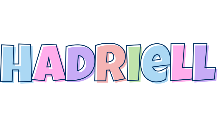 Hadriell pastel logo