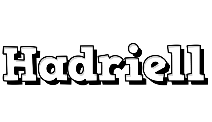 Hadriell snowing logo
