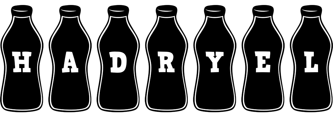 Hadryel bottle logo