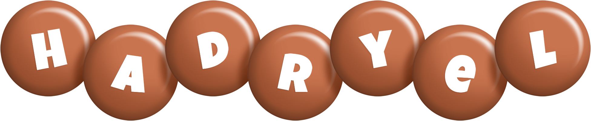 Hadryel candy-brown logo