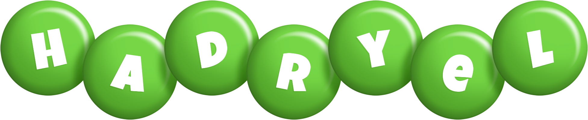 Hadryel candy-green logo