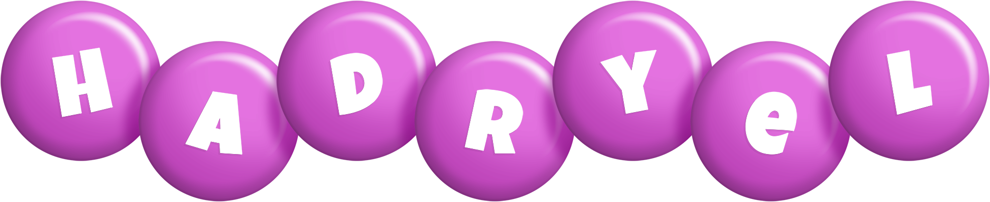 Hadryel candy-purple logo
